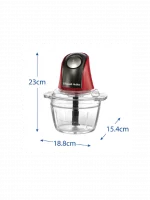 MINI HACHOIR DESIRE  200W BLACK/RED