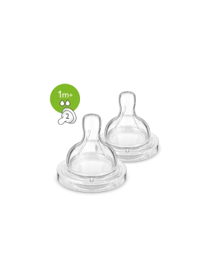 TETINE ANTI COLIC DEBIT LENT   1 MOIS ET + 2 P
