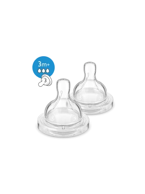 TETINE ANTI COLIC DEBIT MOYEN 3 MOIS ET + 2 P