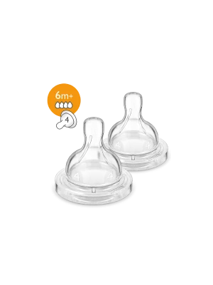 TETINE ANTI COLIC DEBIT RAPIDE  6 MOIS ET + 2 P