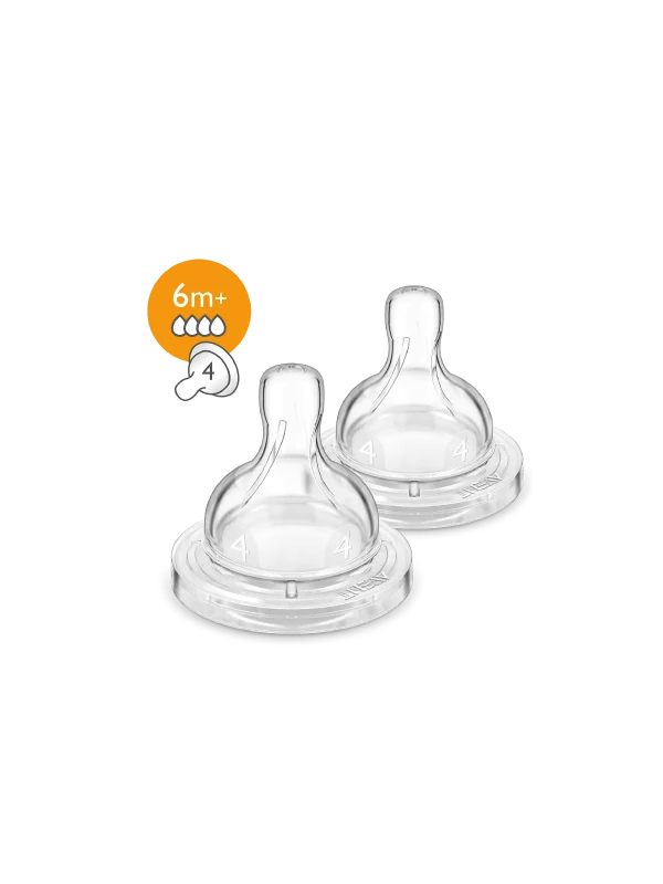 TETINE ANTI COLIC DEBIT RAPIDE  6 MOIS ET + 2 P