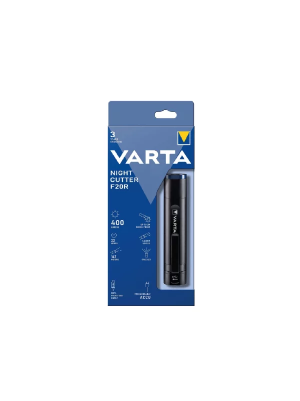 TORCHE RECHARGEABLE 6W ,147 m ,22h 400 lm