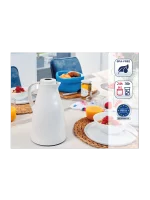 Flacon isotherme Harmonic 1 litre blanc