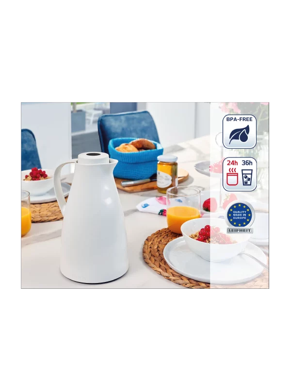 Flacon isotherme Harmonic 1 litre blanc