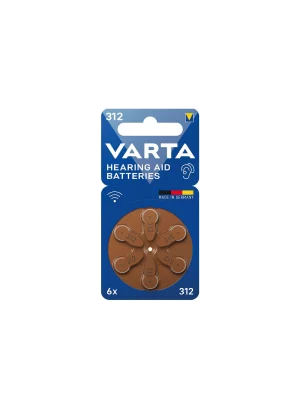 PILE AUDITIVE VARTA 312 BLI 6