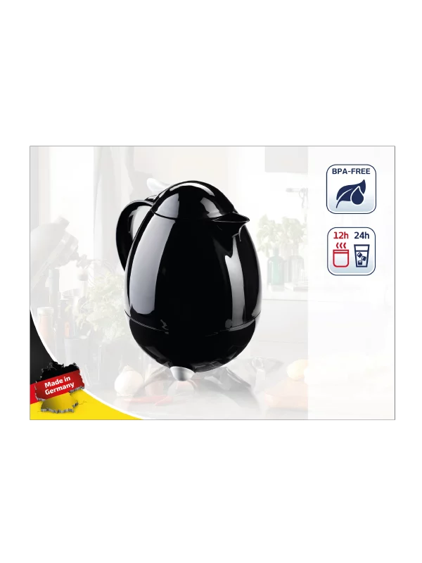Pichet isotherme Columbus 1 litre noir