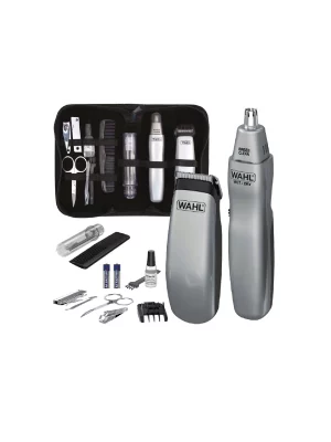 Tondeuse WAHL Kit à Barbe-Coupe Nez à Piles Sans Fil 3 en 1