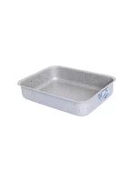 PLAT A FOUR RECT  30 CM GREYSTONE