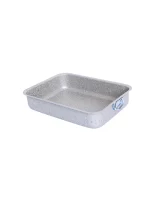 PLAT A FOUR RECT 35 CM GREY STONE