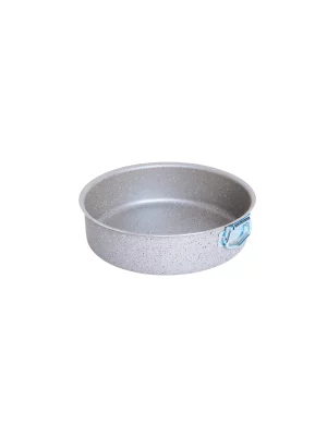 PLAT A FOUR ROND GREY STONE
