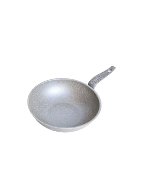 WOK 28 CM GREY STONE (2)