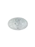 PLAFONNIER  CLEMENTE CHROME-CRISTAL 3X60W E27