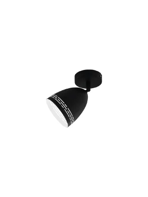 SPOT SABATELLA  E14 1X28W ACIER/NOIR