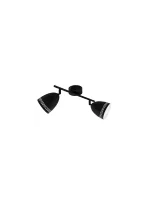SPOT SABATELLA E14  2X40W ACIER/ NOIR