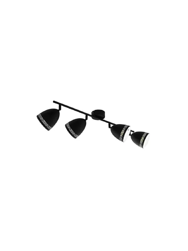 SPOT SABATELLA E14  4X40W ACIER/ NOIR