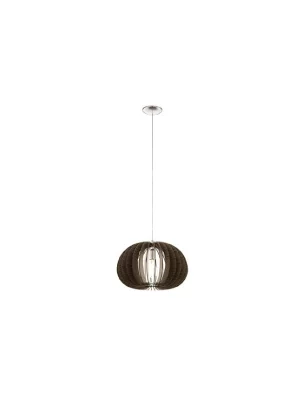 SUSPENSION COSSANO 1xE27/60W ARGENT