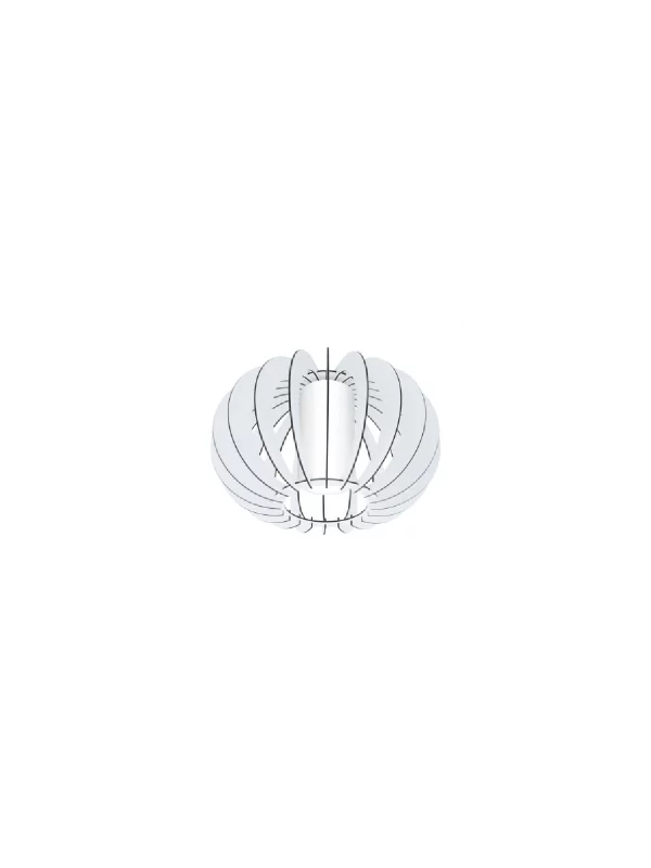 SUSPENSION COSSANO 2 1xE27/60W GRIS