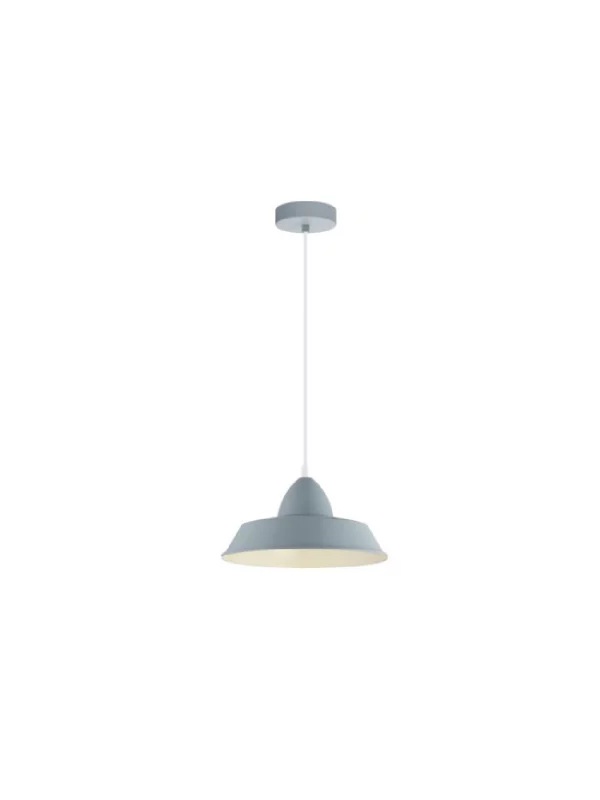 SUSPENSION EGLO AUCKLAND-P GRIS 1 LAMPE