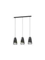 SUSPENSION EGLO AUSTELL NOIR /OR 16.5 cm1 LAMPE