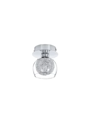 Spot steel, chrome OVIEDO1 1X33W