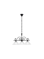 Suspension Murcia noir 3x60w EGLO