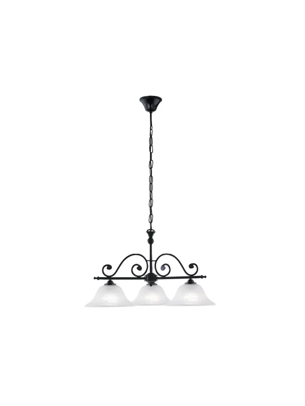 Suspension Murcia noir 3x60w EGLO