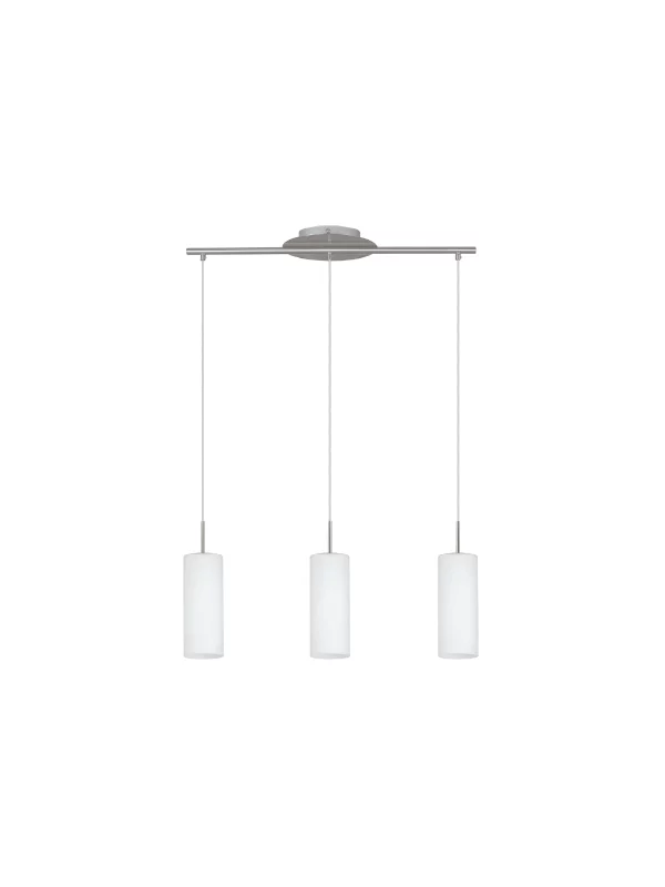 Suspension Troy 3 nickel mat 3x60w